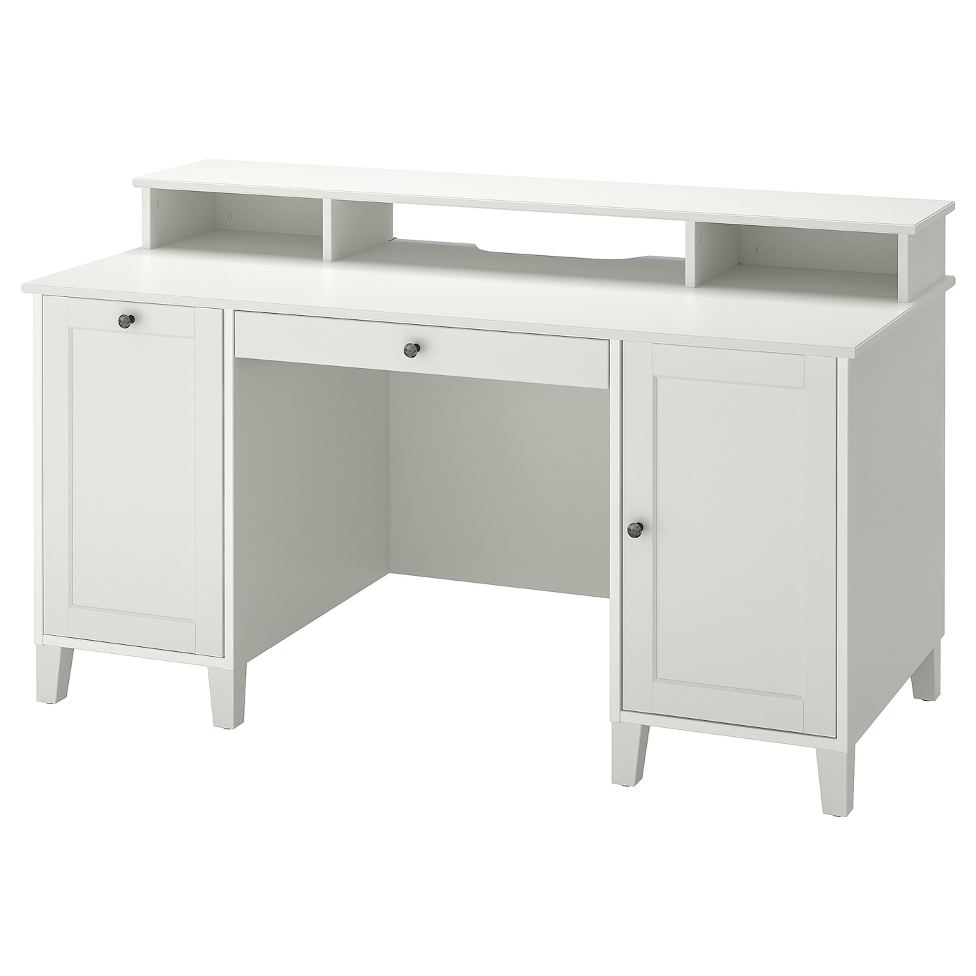 Письменный стол с ящиками - IKEA IDANÄS/IDANAS/ИДАНЭС/ИДАНАС ИКЕА, 152х70 см, белый