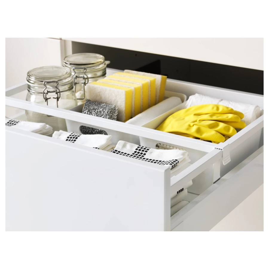 Ящик - MAXIMERA IKEA/ МАКСИМЕРА ИКЕА, 56,4х14,4 см, белый (изображение №5)