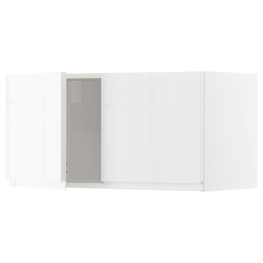Навесной шкаф - METOD  IKEA/  МЕТОД ИКЕА, 40х80 см, белый/светло-серый (изображение №1)