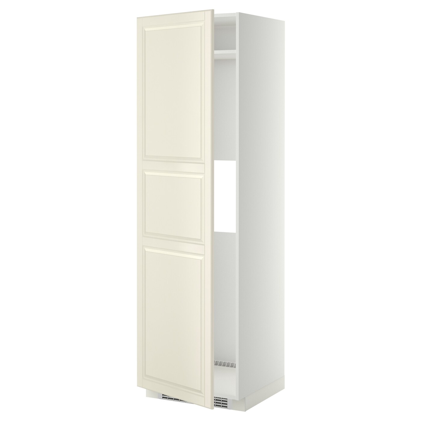 Кухонный шаф-пенал - METOD IKEA/ МЕТОД ИКЕА, 208х60 см, молочный