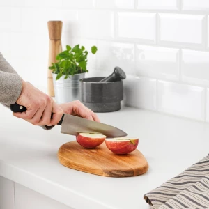 Второе фото. Разделочная доска - IKEA FASCINERA, 28x1x19см, коричневый/светло-коричневый, ФАСИНЕРА ИКЕА