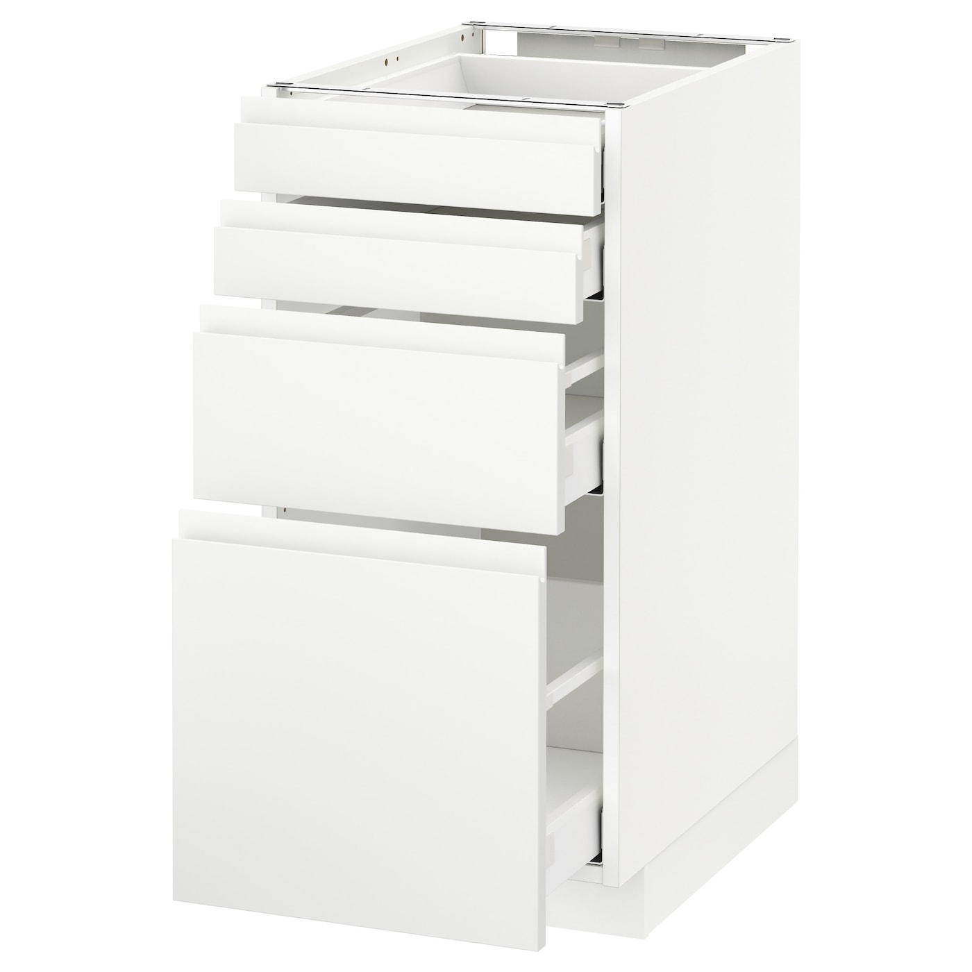 Напольный кухонный шкаф  - IKEA METOD MAXIMERA, 88x62,1x40см, белый, МЕТОД МАКСИМЕРА ИКЕА