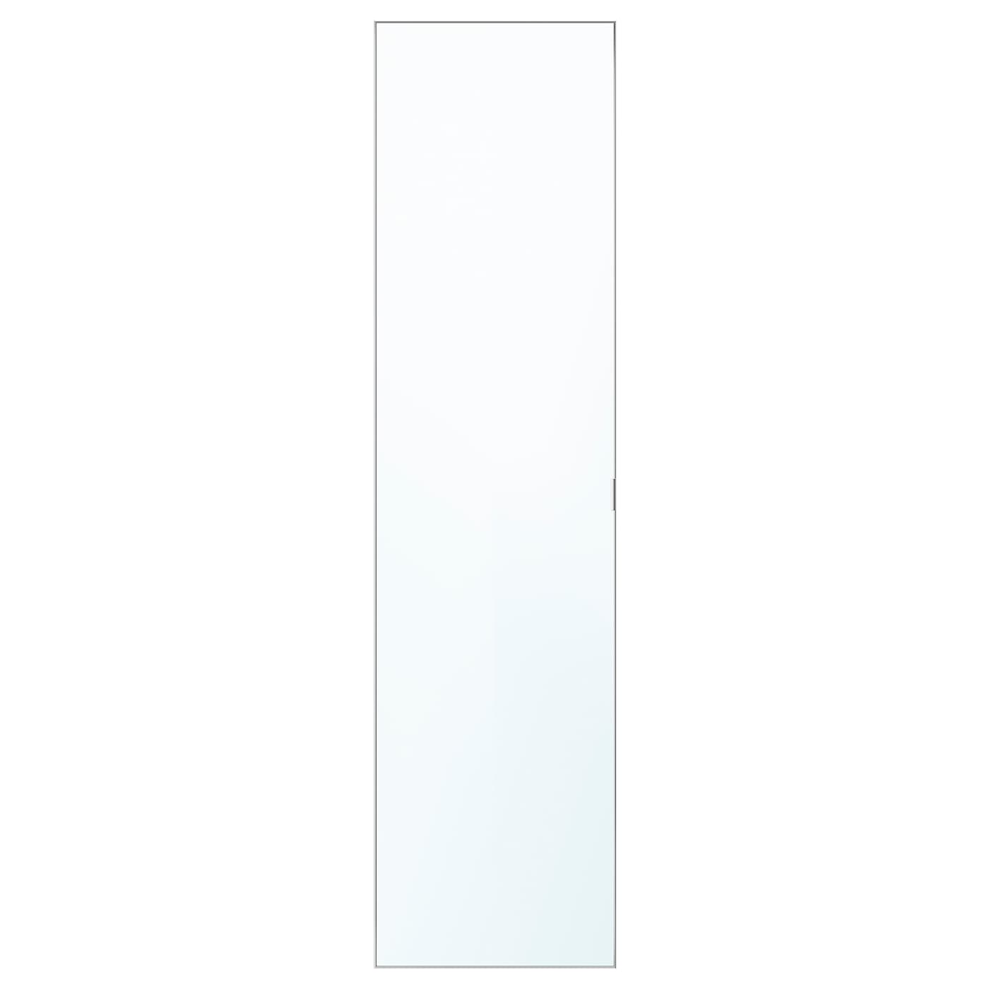 Дверца шкафа - ÅHEIM /АHEIM IKEA/ ОХЕЙМ ИКЕА, 50х195 см,  прозрачный