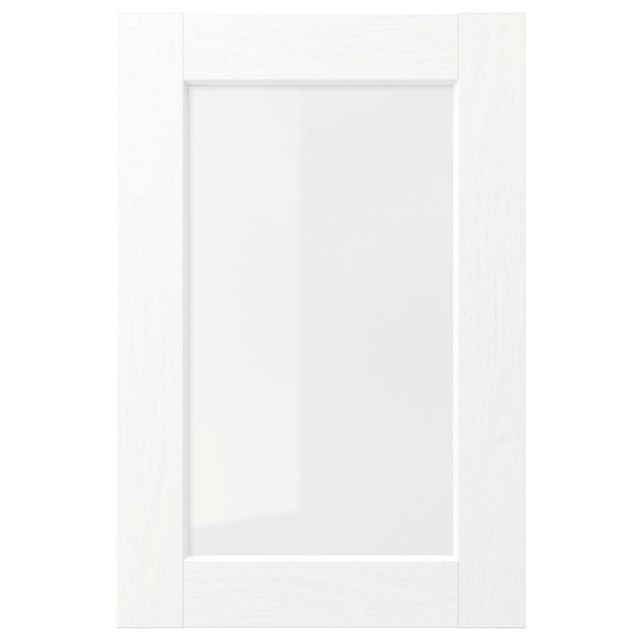 Дверца со стеклом - ENKÖPING/ENKOPING, 60х40 см, белый, ЭНКОПИНГ/ЭНКЁПИНГ ИКЕА (изображение №1)