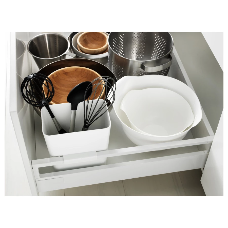 Напольный кухонный шкаф  - IKEA METOD MAXIMERA, 88x61,9x80см, белый/серый, МЕТОД МАКСИМЕРА ИКЕА (изображение №10)