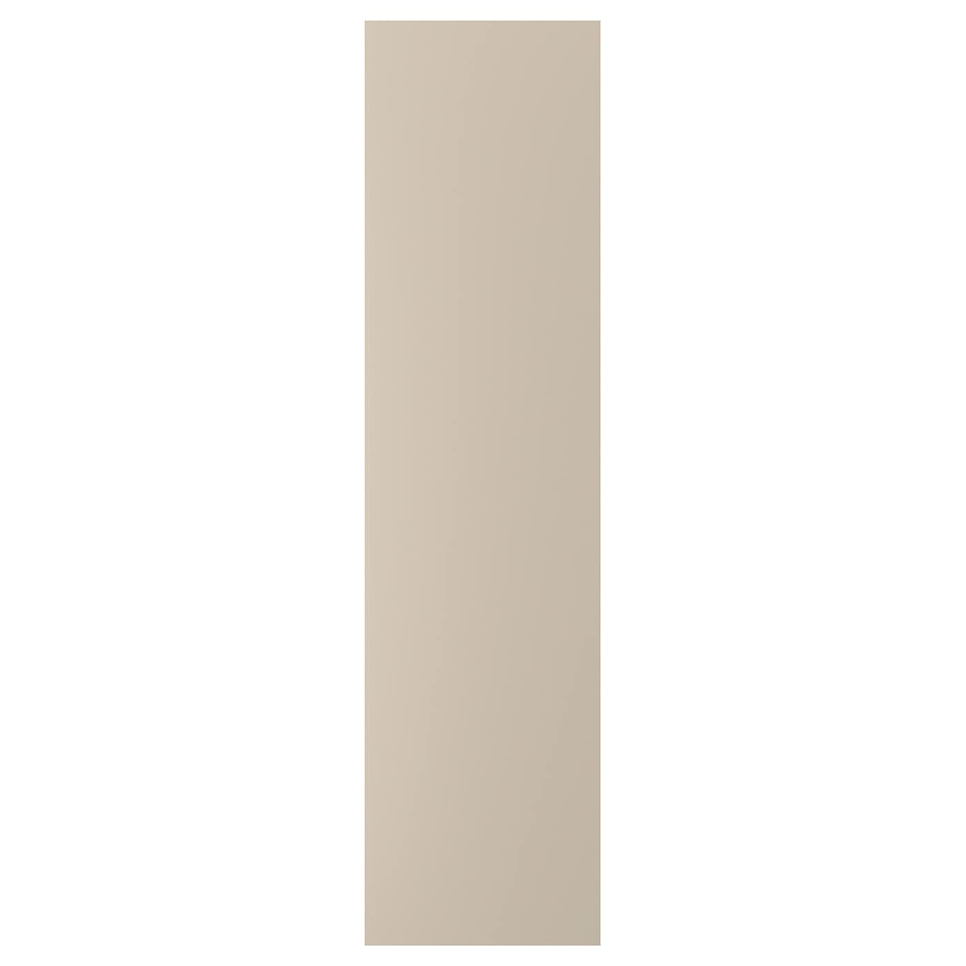 Дверь с петлями - FORSAND IKEA/ФОРСАНД ИКЕА, 195х50 см,  коричневый