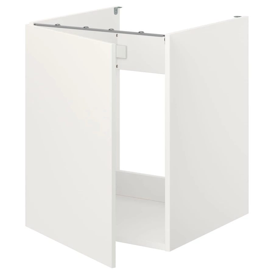 Шкаф для раковины - IKEA ENHET, 75x62x60см, белый, ЭНХЕТ ИКЕА (изображение №1)