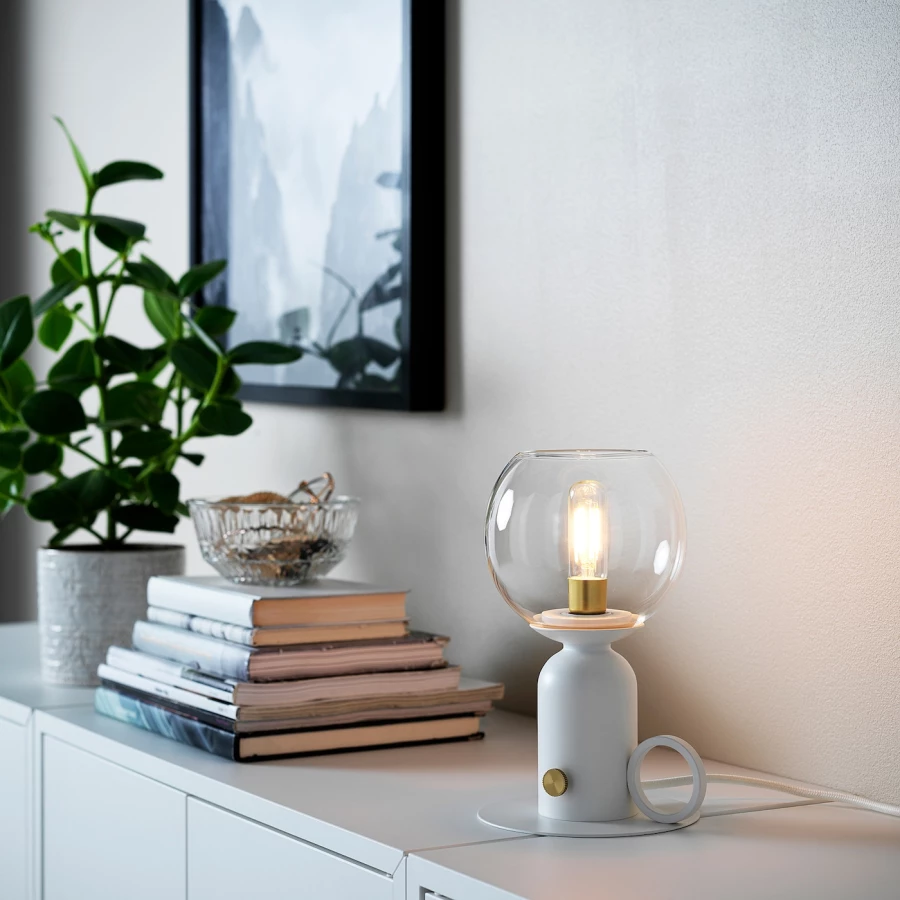 Светодиодная лампа - LUNNOM  IKEA/ ЛУННОМ ИКЕА, 25 мм, золотистый (изображение №2)