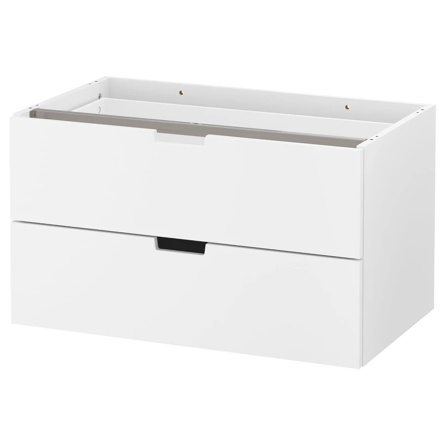 Модульный комод - IKEA NORDLI/НОРДЛИ ИКЕА, 45х47х80 см, белый (изображение №1)