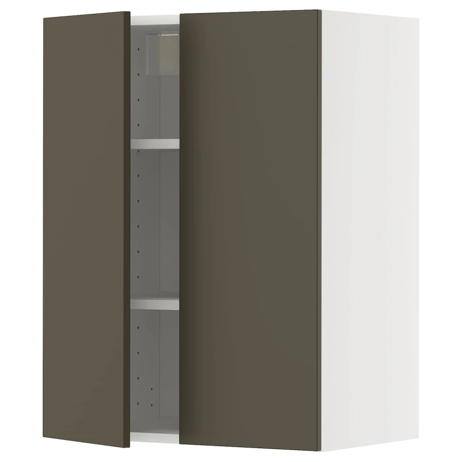 METOD Навесной шкаф с полками/2 дверцы ИКЕА (изображение №1)