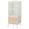Офисный шкаф - IKEA BEKANT, 41х101см, белый/под беленый дуб, ИКЕА БЕКАНТ