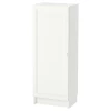Книжный шкаф с дверцей - BILLY/OXBERG IKEA/ БИЛЛИ/ОКСБЕРГ ИКЕА, 30х40х106 см, белый