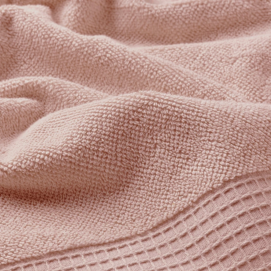 Полотенце для рук - IKEA VINARN, 100х50  см, светло-розовый, ВИНАРН ИКЕА (изображение №2)