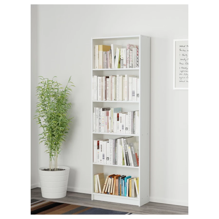 Открытый книжный шкаф - GERSBY IKEA/ГЕРСБИ ИКЕА, 24х60х180 см, белый (изображение №2)