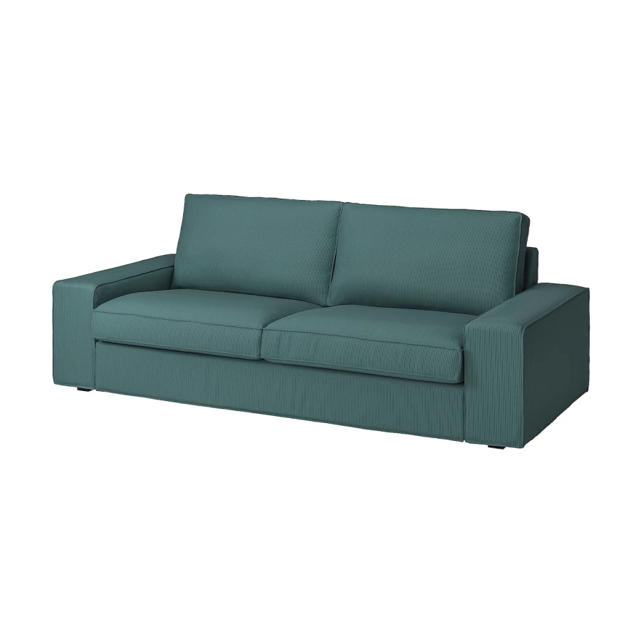 3-местный диван - IKEA KIVIK, 83x95x228см, синий, КИВИК ИКЕА (изображение №1)