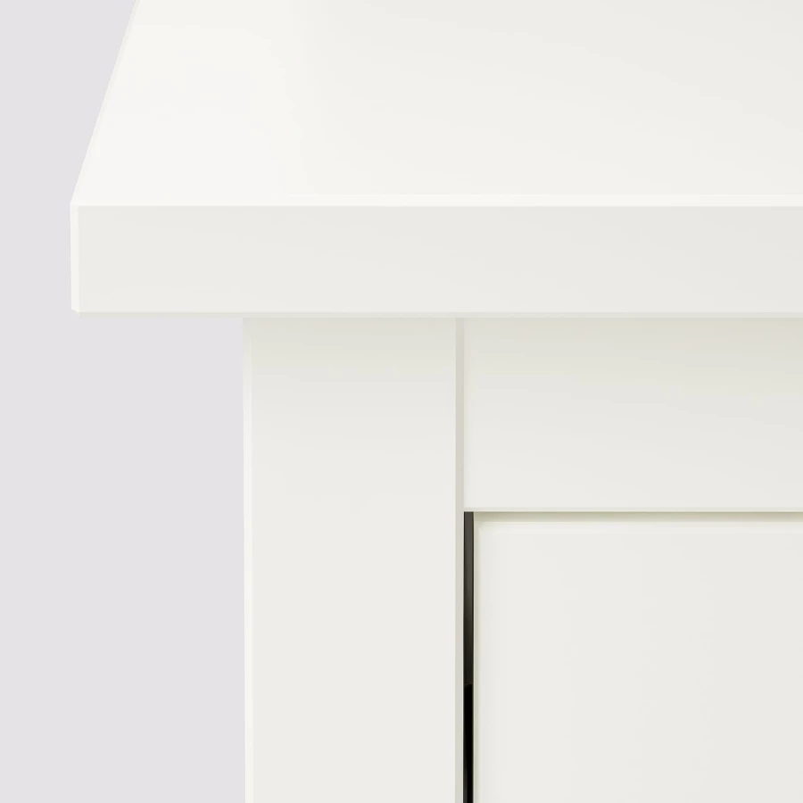 Обувной шкаф/хранение - IKEA HEMNES/ХЕМНЭС ИКЕА, 89x127 см, белый (изображение №7)