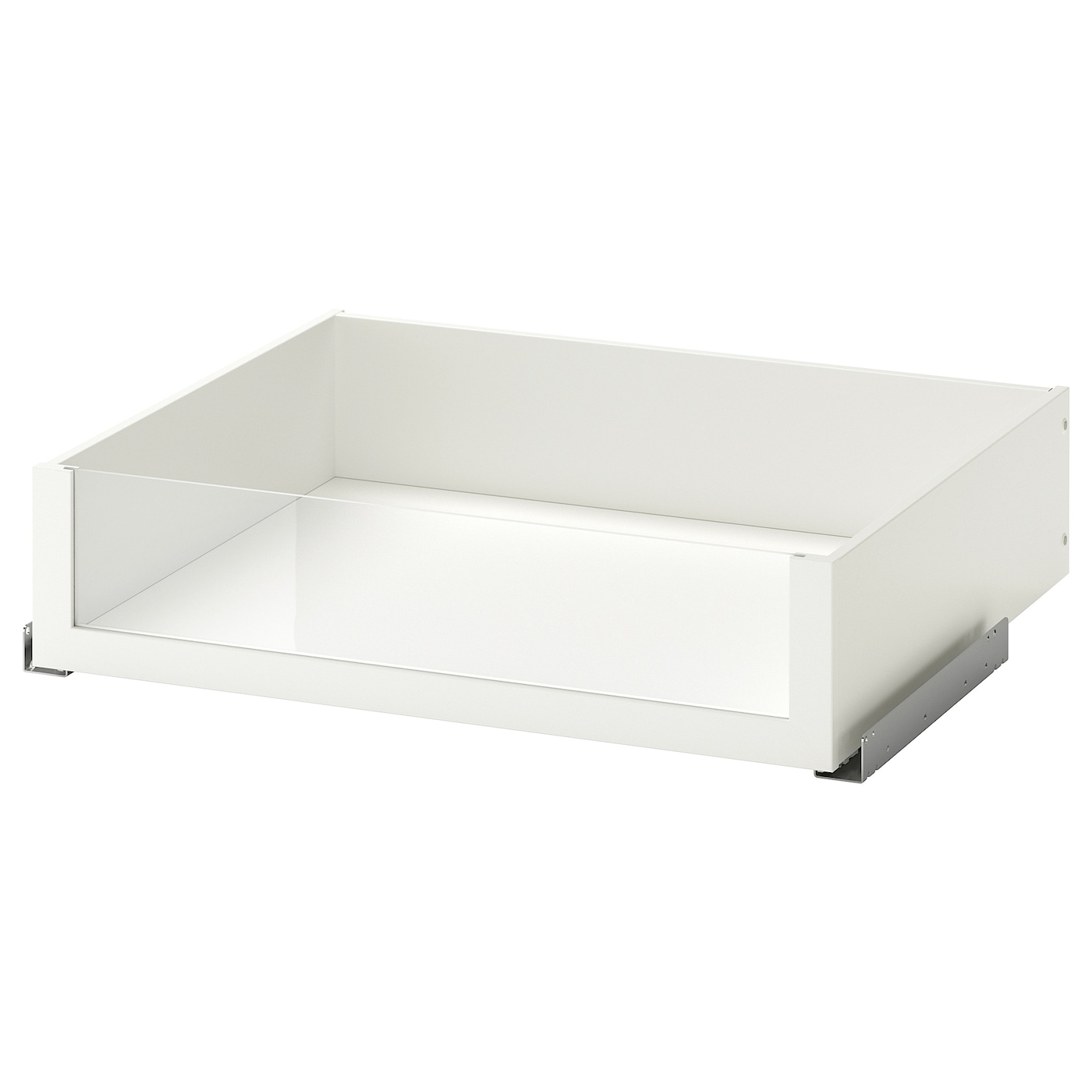 Ящик с фронтальной панелью - IKEA KOMPLEMENT, 75x58 см, белый КОМПЛИМЕНТ ИКЕА