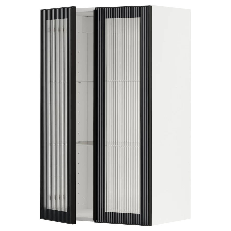 Шкаф  - METOD IKEA/ МЕТОД ИКЕА, 100х60 см, белый/черный (изображение №1)