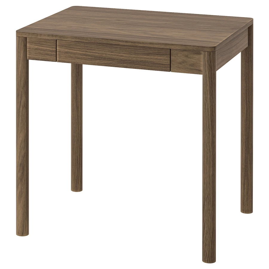 Письменный стол - IKEA TONSTAD, 75x75 см, коричневый дубовый шпон, ТОНСТАД ИКЕА (изображение №1)