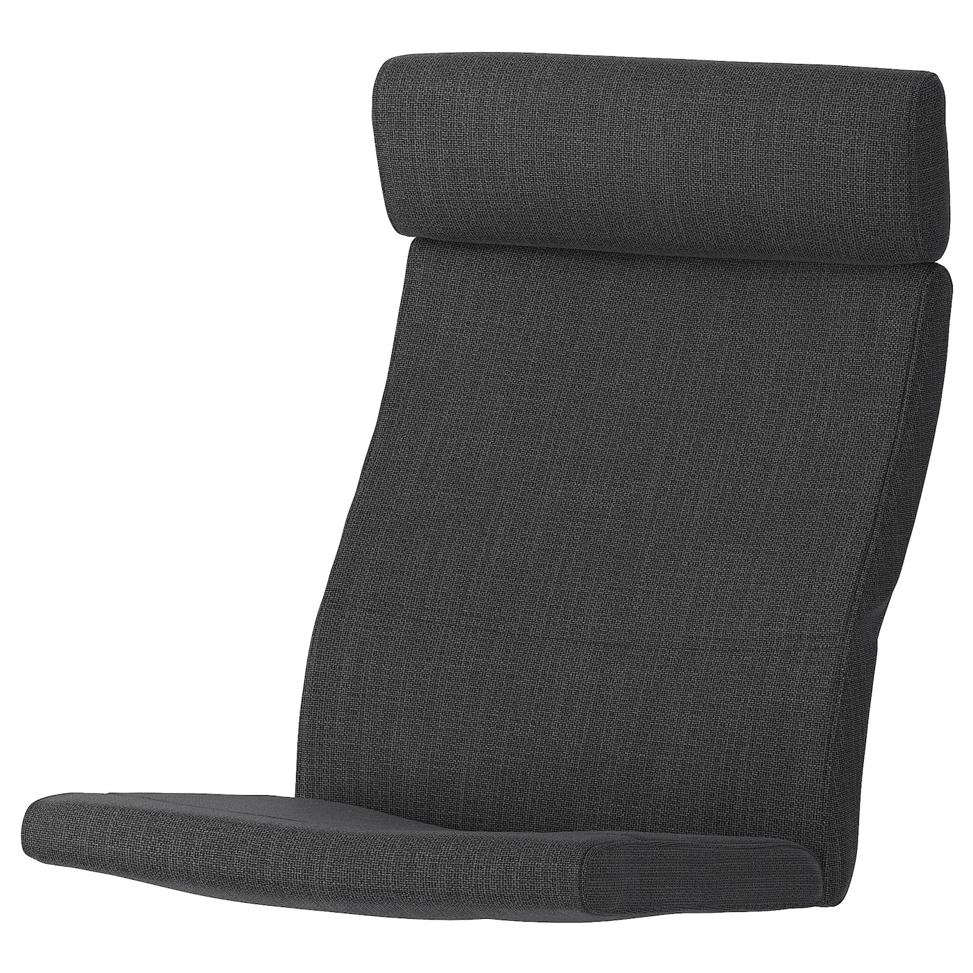 Подушка для кресла-качалки - POÄNG / POАNG  IKEA/  ПОЭНГ  ИКЕА,  137х56 см,  темно-серый