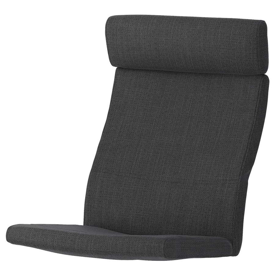 Подушка для кресла-качалки - POÄNG / POАNG  IKEA/  ПОЭНГ  ИКЕА,  137х56 см,  темно-серый (изображение №1)