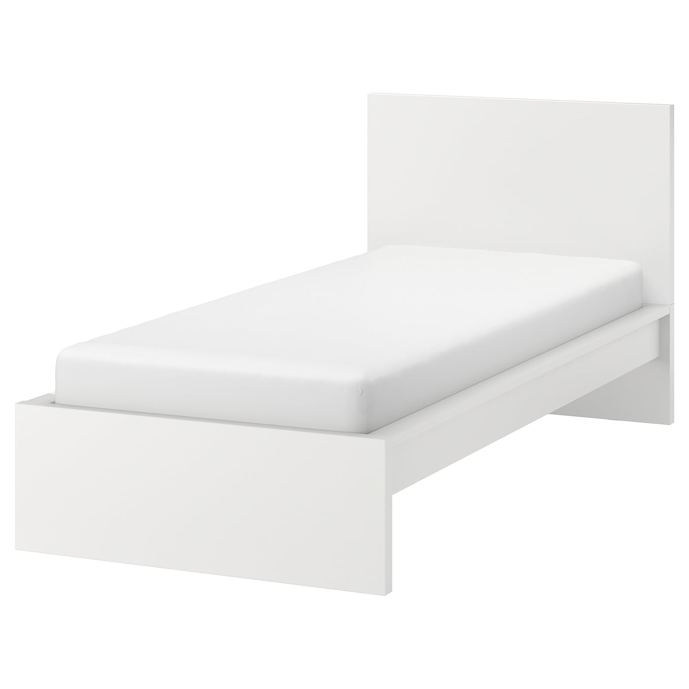 Каркас кровати, высокий - IKEA MALM, 200х90 см, белый, МАЛЬМ ИКЕА
