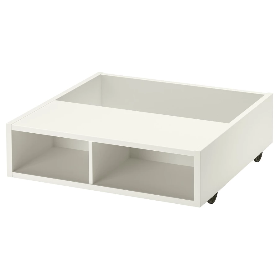 Подкроватный ящик - IKEA FREDVANG/ФРЕДВАНГ ИКЕА, 18х56х59 см, белый (изображение №1)