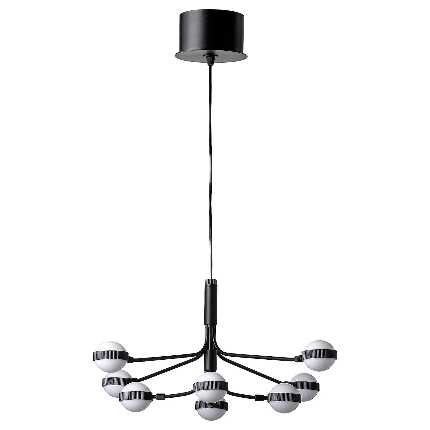 Светодиодная люстра - STORSLINGA IKEA/ СТОРСЛИНГА ИКЕА,  70х29 см,  черный