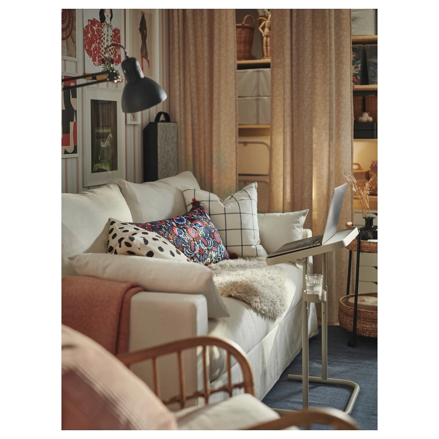 2-местный диван - IKEA HYLTARP, 93x182см, белый, ХИЛТАРП ИКЕА (изображение №4)