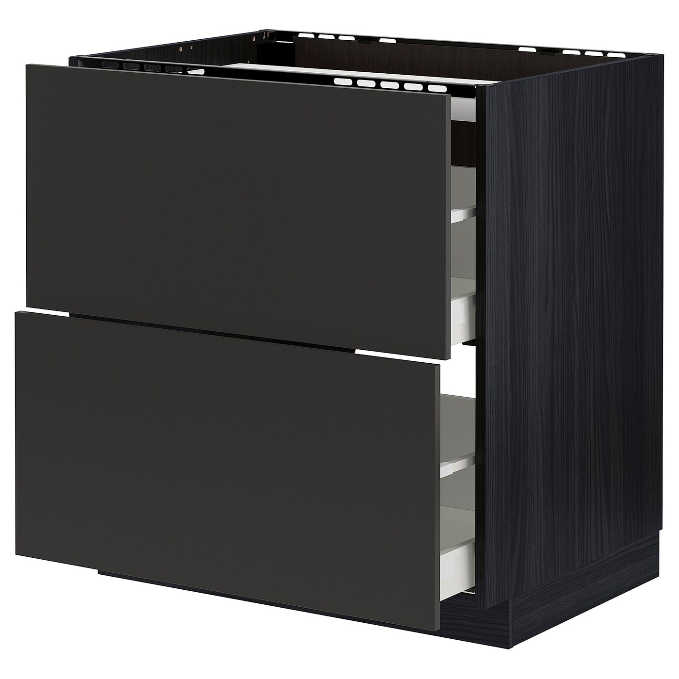 Напольный шкаф - METOD / MAXIMERA IKEA/ МЕТОД/ МАКСИМЕРА ИКЕА,  80х88 см,черный