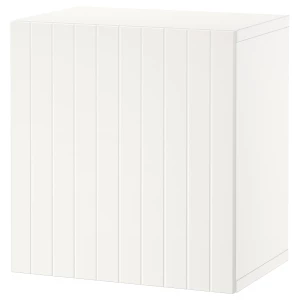 Настенный шкаф - IKEA BESTÅ/BESTA, 60x42x64 см, белый, БЕСТО ИКЕА