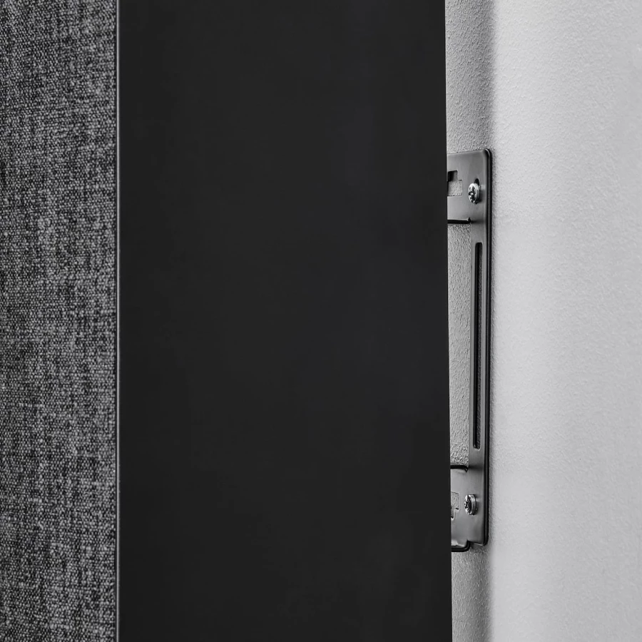 Настенный кронштейн  - SYMFONISK IKEA/ СУМФОНИСК ИКЕА,  302х86 мм, черный (изображение №5)
