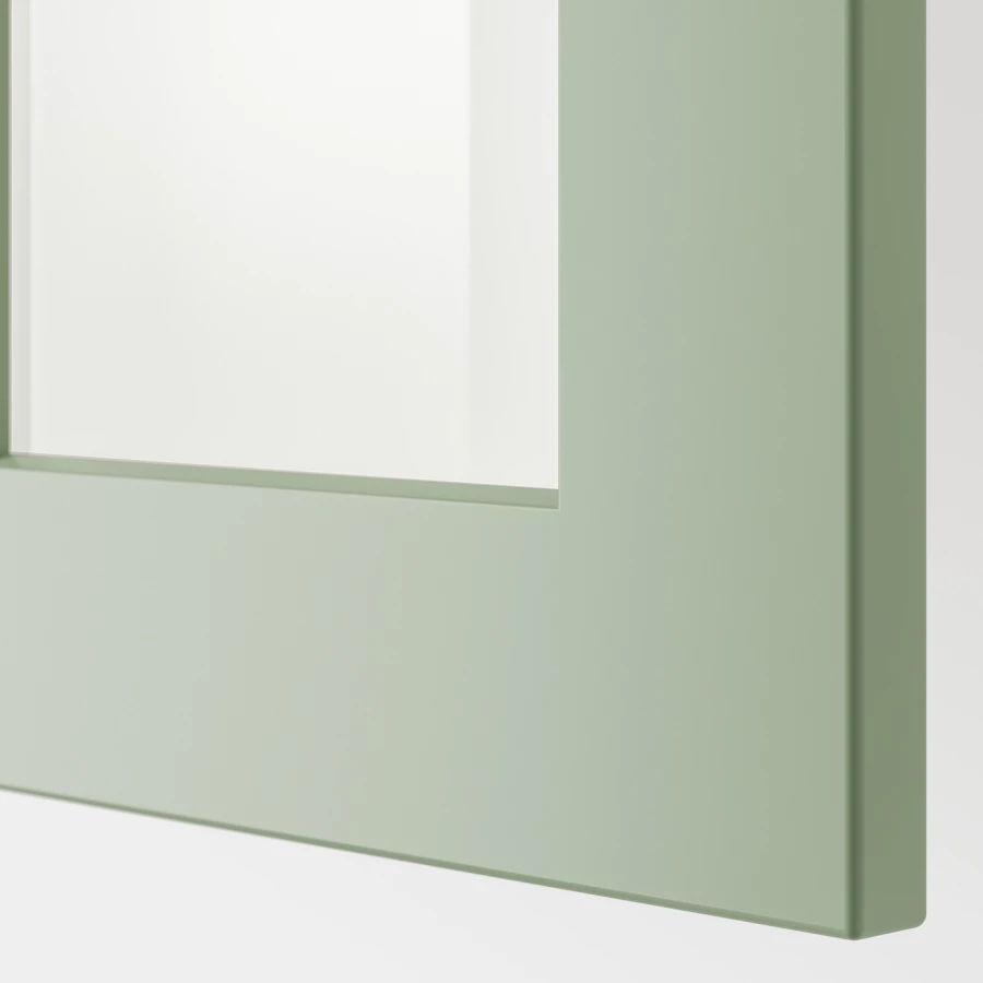 Навесной шкаф - METOD  IKEA/  МЕТОД ИКЕА, 40х80 см, белый/зеленый (изображение №2)