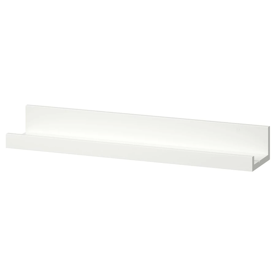 Полка для картин - MOSSLANDA IKEA/ МОССЛЭНДА ИКЕА, 55х12 см, белый (изображение №1)
