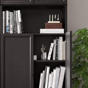 Второе фото. Дверь - IKEA OXBERG/ОКСБЕРГ ИКЕА, 97х40 см, черный