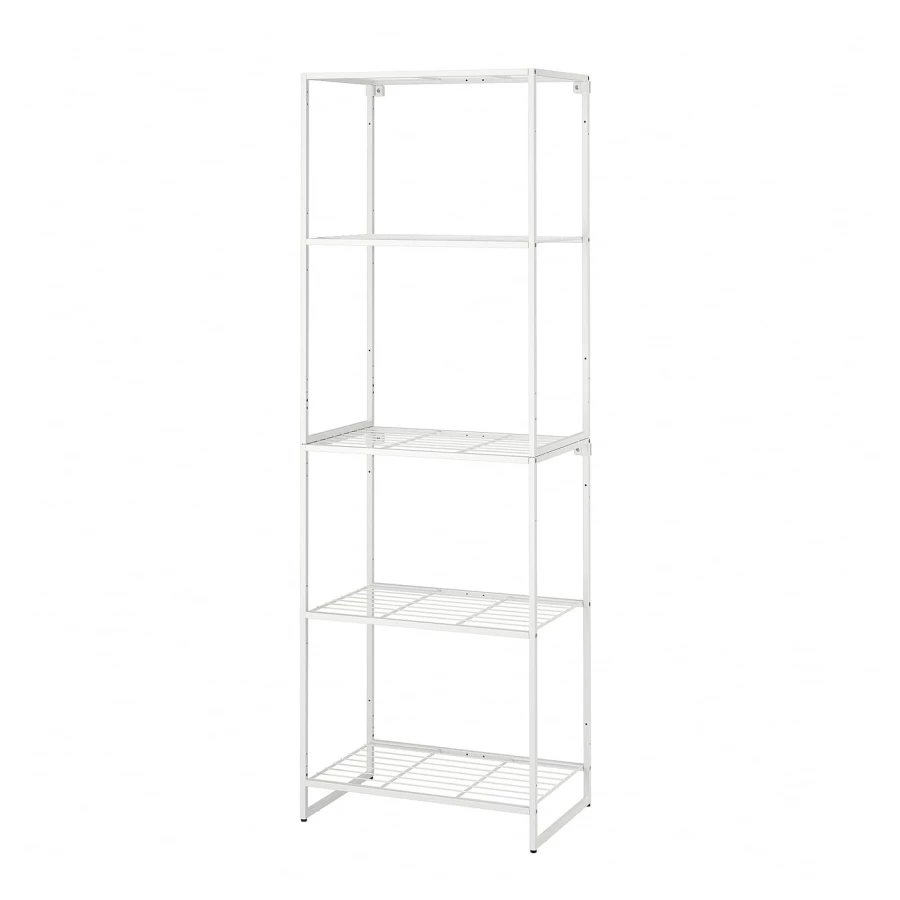 Книжный шкаф - JOSTEIN IKEA/ ЙОСТЕЙН ИКЕА,  180х61 см, белый (изображение №1)