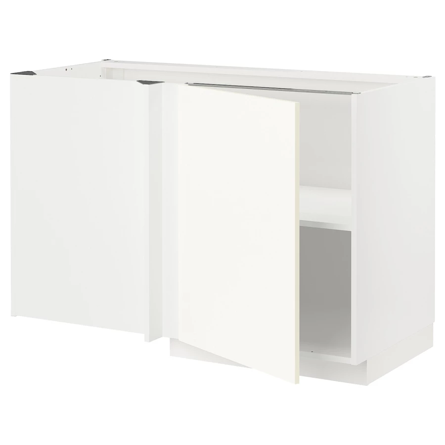 Напольный шкаф - IKEA METOD, 88x67,5x127,5см, белый, МЕТОД ИКЕА (изображение №1)