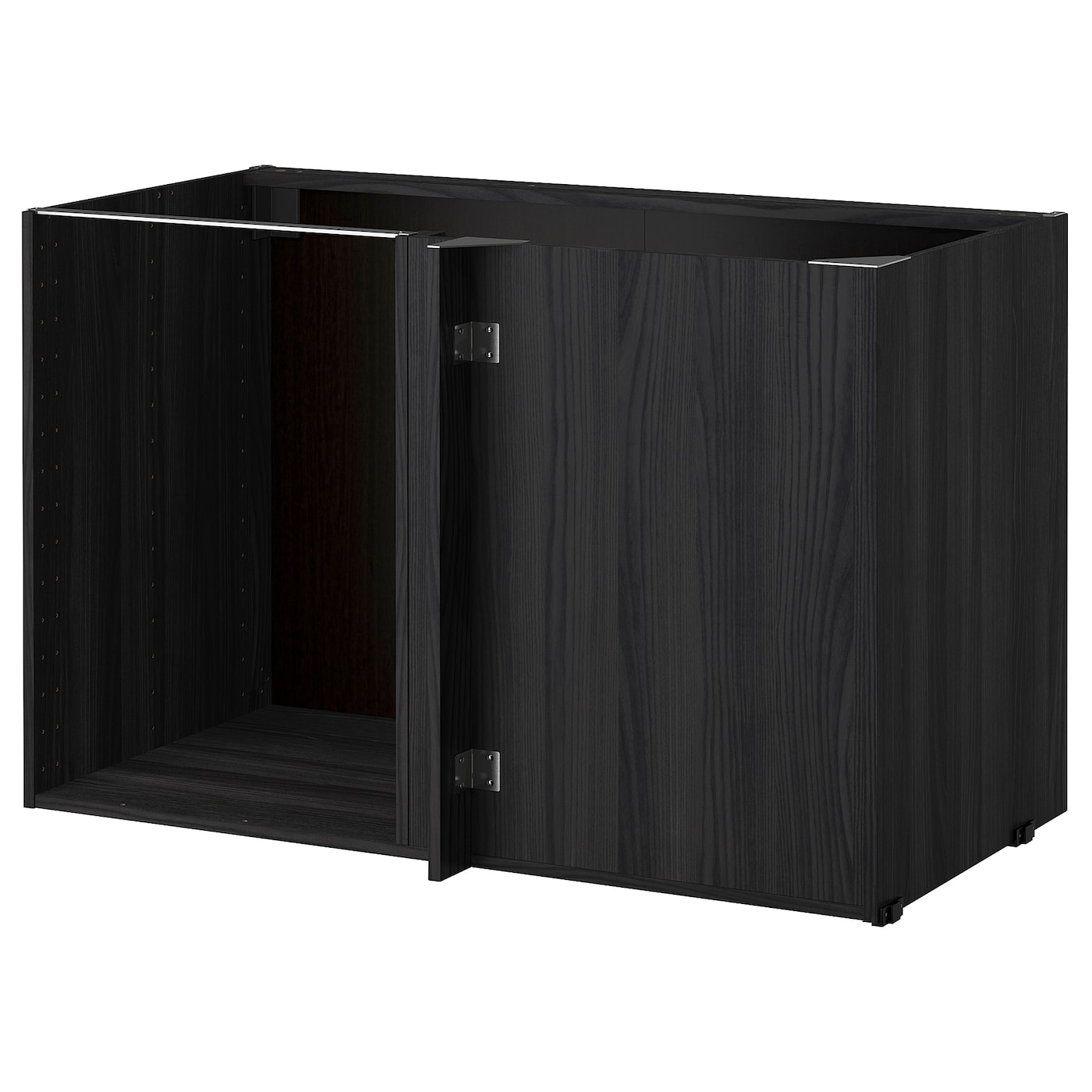 Напольный кухонный шкаф  - IKEA METOD , 80x67,5x127,5см, черный, МЕТОД ИКЕА
