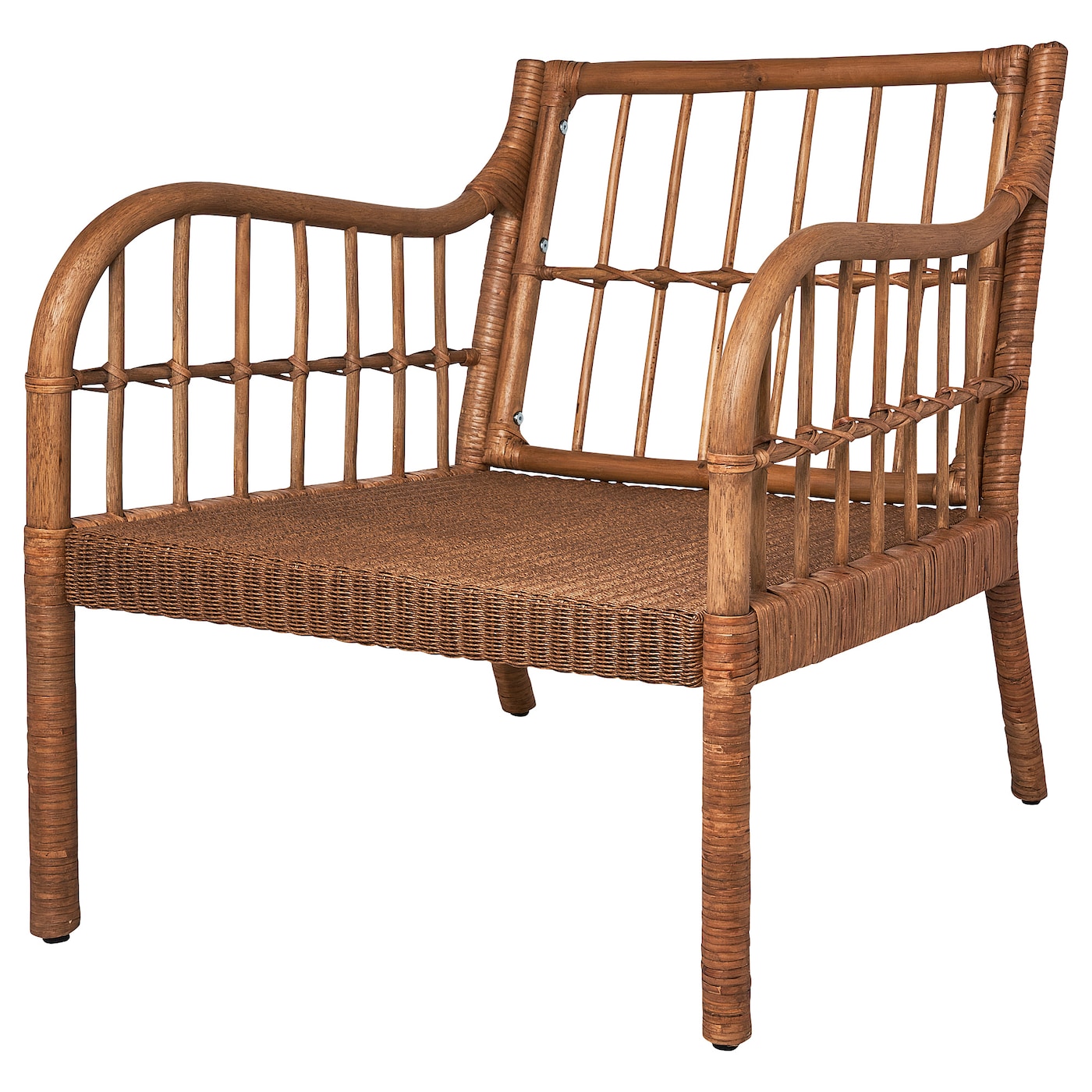 Кресло садовое - IKEA HOLMSTA, 73х62 см, коричневый, ХОЛЬМСТА ИКЕА