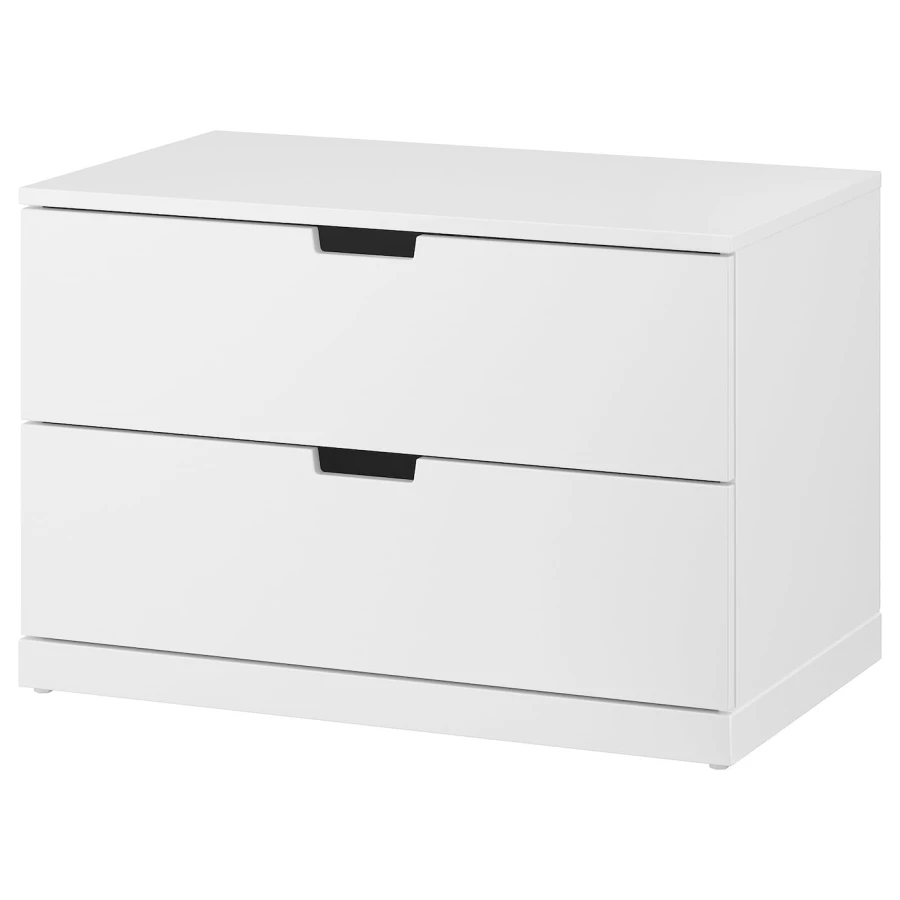 Комод - IKEA NORDLI/НОРДЛИ ИКЕА, 47х54х80 см, белый (изображение №1)