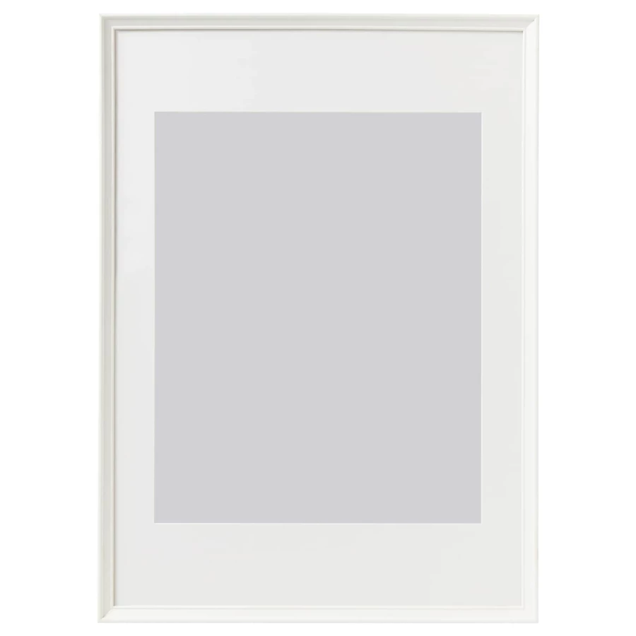 Рамка - IKEA KNOPPÄNG/KNOPPANG, 50х70 см, белый, КНОППЭНГ ИКЕА (изображение №1)