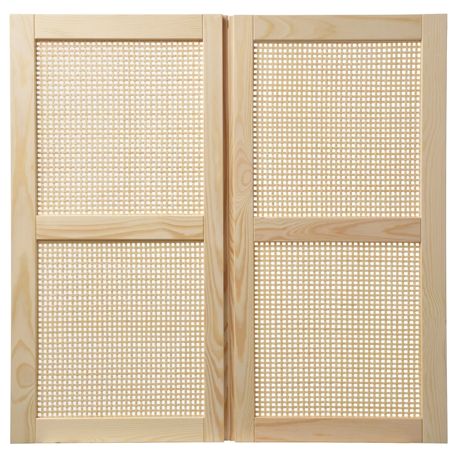 Дверь -  IVAR IKEA/ ИВАР ИКЕА, 83х42 см, бежевый (изображение №1)