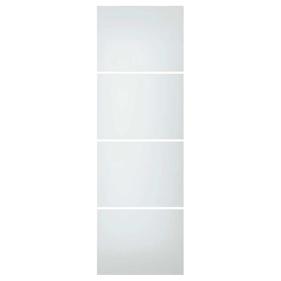 Стеклянная панель - SVARTISDAL IKEA/ СВАРТИСДАЛЬ ИКЕА,  75x236 см, серый (изображение №1)