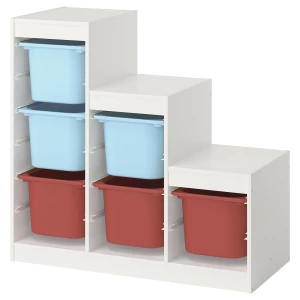 TROFAST Полка с контейнерами ИКЕА