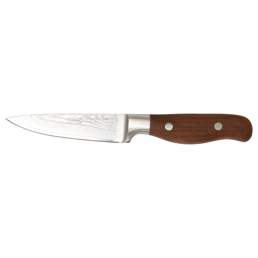 Овощной нож - IKEA BRILJERA, серебристый/коричневый, БРИЛЬЕРА ИКЕА (изображение №1)