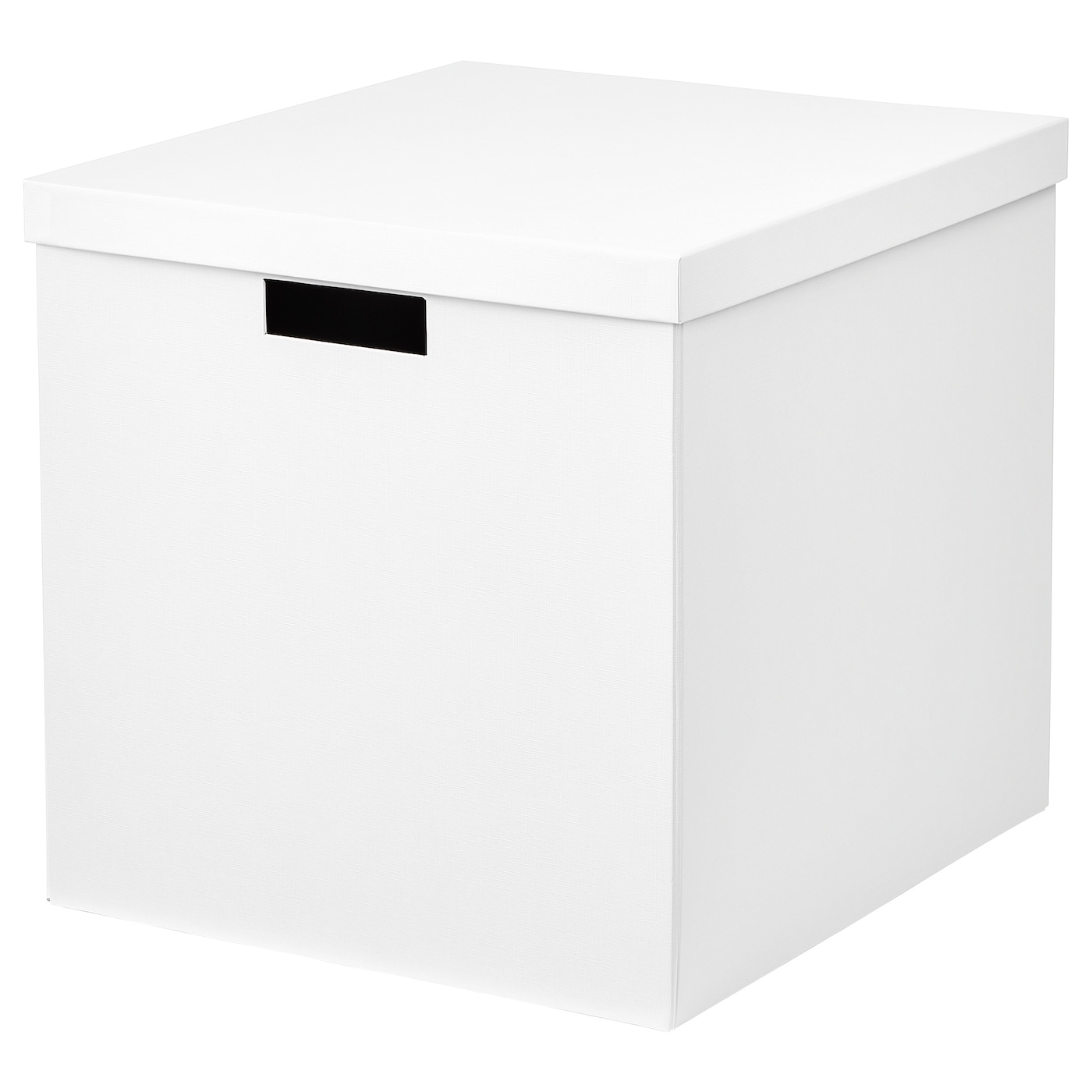 Коробка с крышкой - TJENA IKEA/ ТЬЕНА ИКЕА, 35х32х32 см,  белый