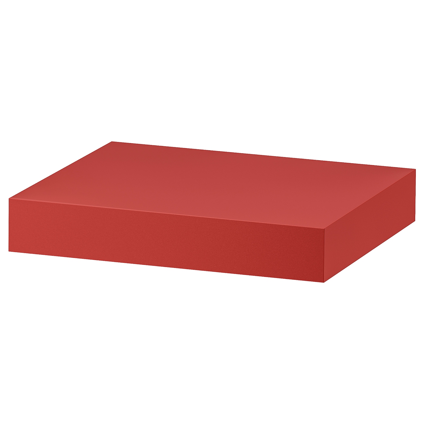 Полка настенная - LACK IKEA/ ЛАКК ИКЕА, 26х30 см, красный