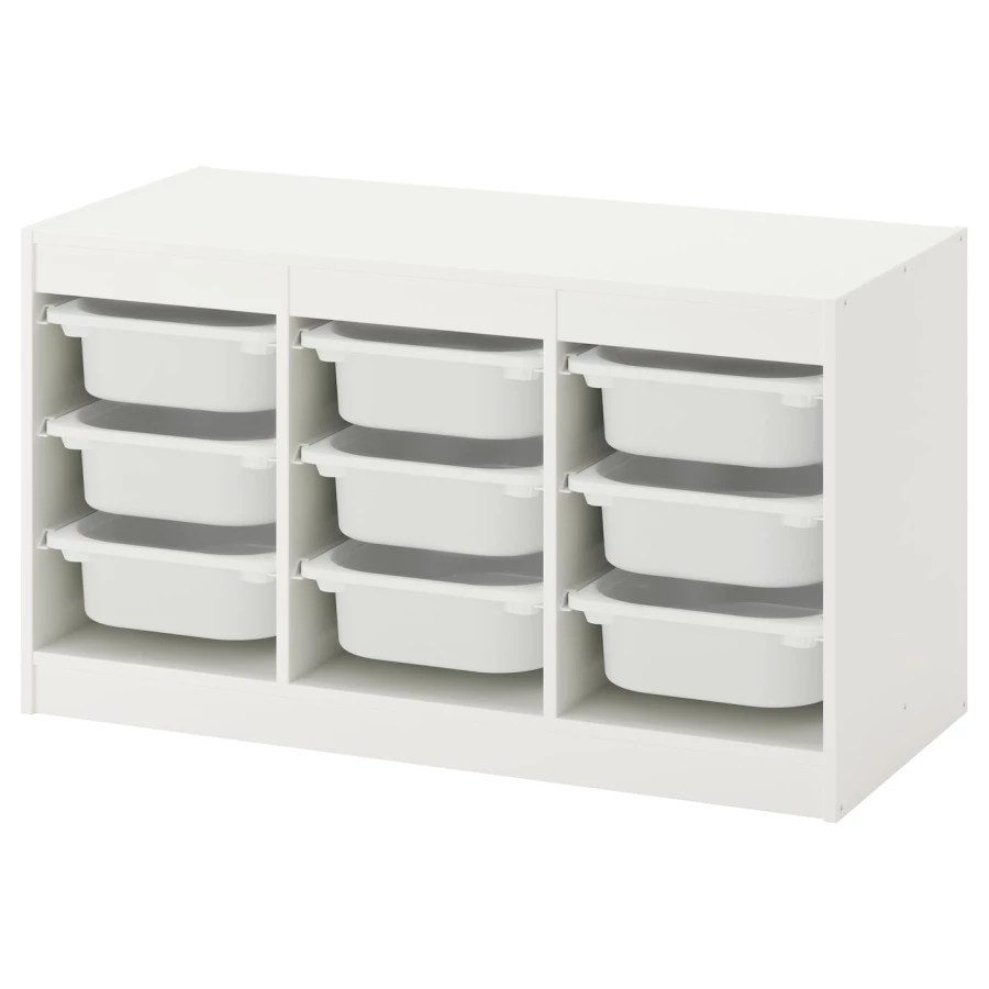 Стеллаж - IKEA TROFAST, 99х44х56 см, белый, ТРУФАСТ ИКЕА (изображение №1)