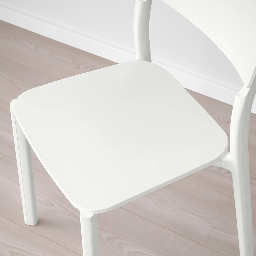 Кухонный стол - VANGSTA/JANINGE IKEA/ВАНГСТ/ЙАНИНГЕ ИКЕА, 120х180 см, белый (изображение №4)