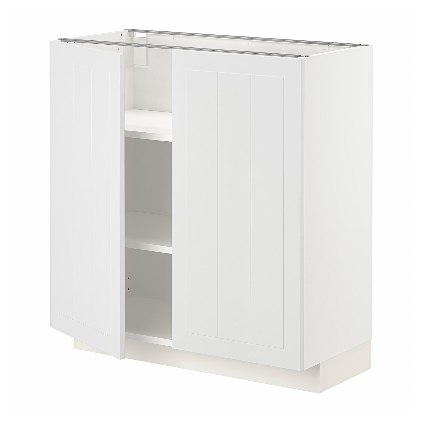 Напольный шкаф - IKEA METOD, 88x39,5x80см, белый, МЕТОД ИКЕА